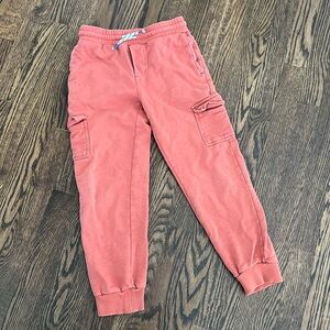 Mini BODEN Kids Cargo Jogger Pants - Coral Pink